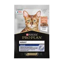 Purina Pro Plan паучи для взрослых кошек с низкой активностью, кусочки в соусе с лососем (indoor)