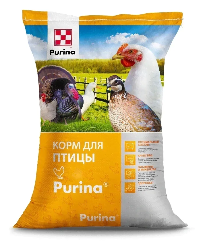 Комбикорм PURINA для бройлеров рост 25 кг-0