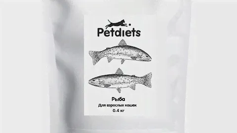 Обзор на Petdiets для кошек, рыба.