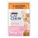 PURINA Chow turkey and zucchini 4x85g wet kitten food