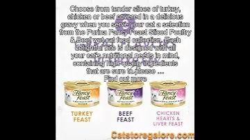 Purina Fancy Feast Sliced Poultry & Beef Collection Gourmet Wet Cat Food Variety Pack - (24) 3 oz.