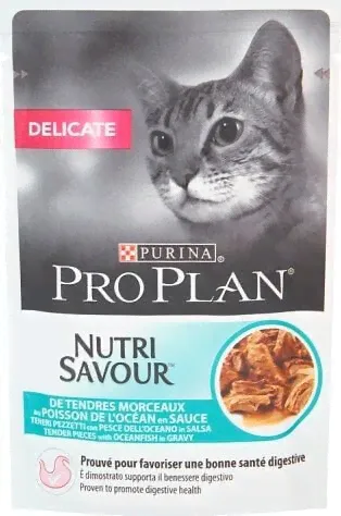 Purina Pro Plan Delicate Nutrisavour Ryba 85g-0