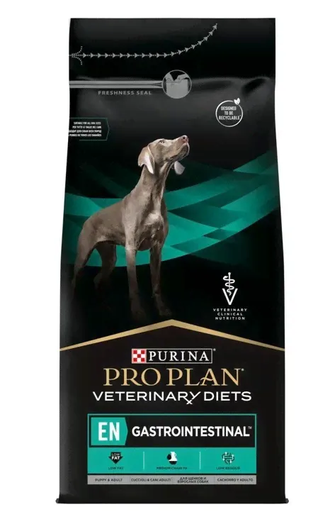 Сухой корм Purina Pro Plan Veterinary Diets Gastrointestinal для щенков и взрослых собак при расстройствах пищеварения и экзокринной недостаточности поджелудочной железы, 1,5кг