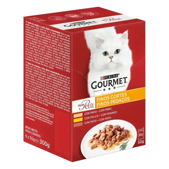 PURINA Gourmet Mon Petit Poultry 6x50g Cat Food-0