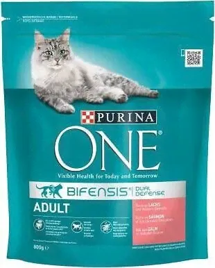 Purina One Cat Adult Karma z łososiem dla kota 800g