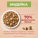 Purina One Сухой корм для взрослых собак мелких и карликовых пород индейка и рис 1,5 кг