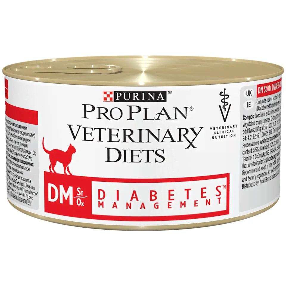 PURINA VD Feline консервы DM Diabetes (паштет), 195 г-0