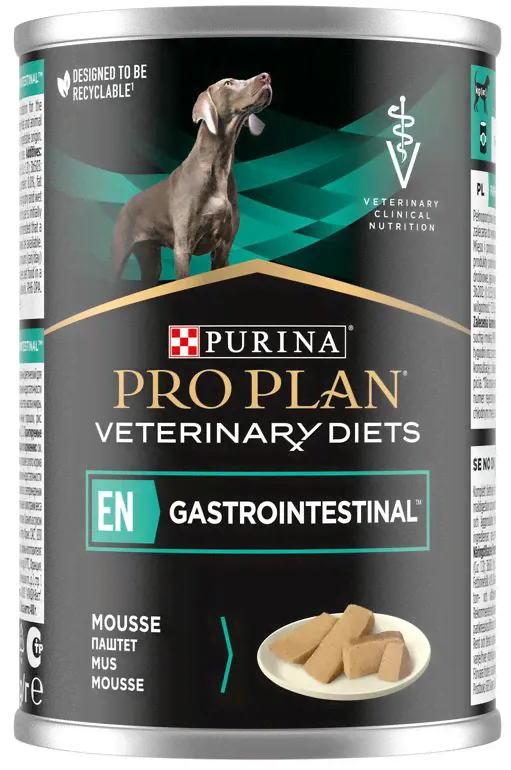 Purina EN GASTROINTESTINAL Лечебный консервированный корм для собак с заболеванием ЖКТ, вес 400 гр.-0