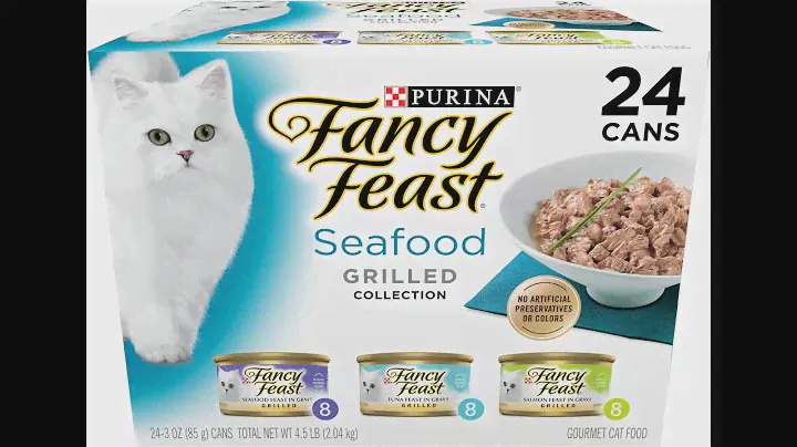 Purina Fancy Feast Grilled Wet Cat Food Seafood Collection in Wet Cat Food Variety Pack