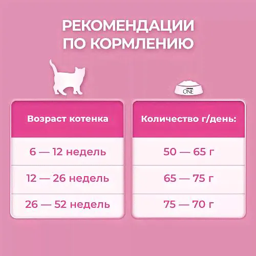 Сухой корм для котят Purina ONE, с высоким содержанием курицы и цельными злаками-1