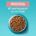 Сухой корм кошек Purina ONE полнорационный для стерилизованных с высоким содержанием лосося 3кг