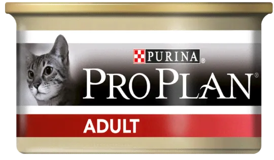 Purina Pro Plan Adult влажный корм паштет для взрослых кошек с курицей БАНКА 85 гр-0