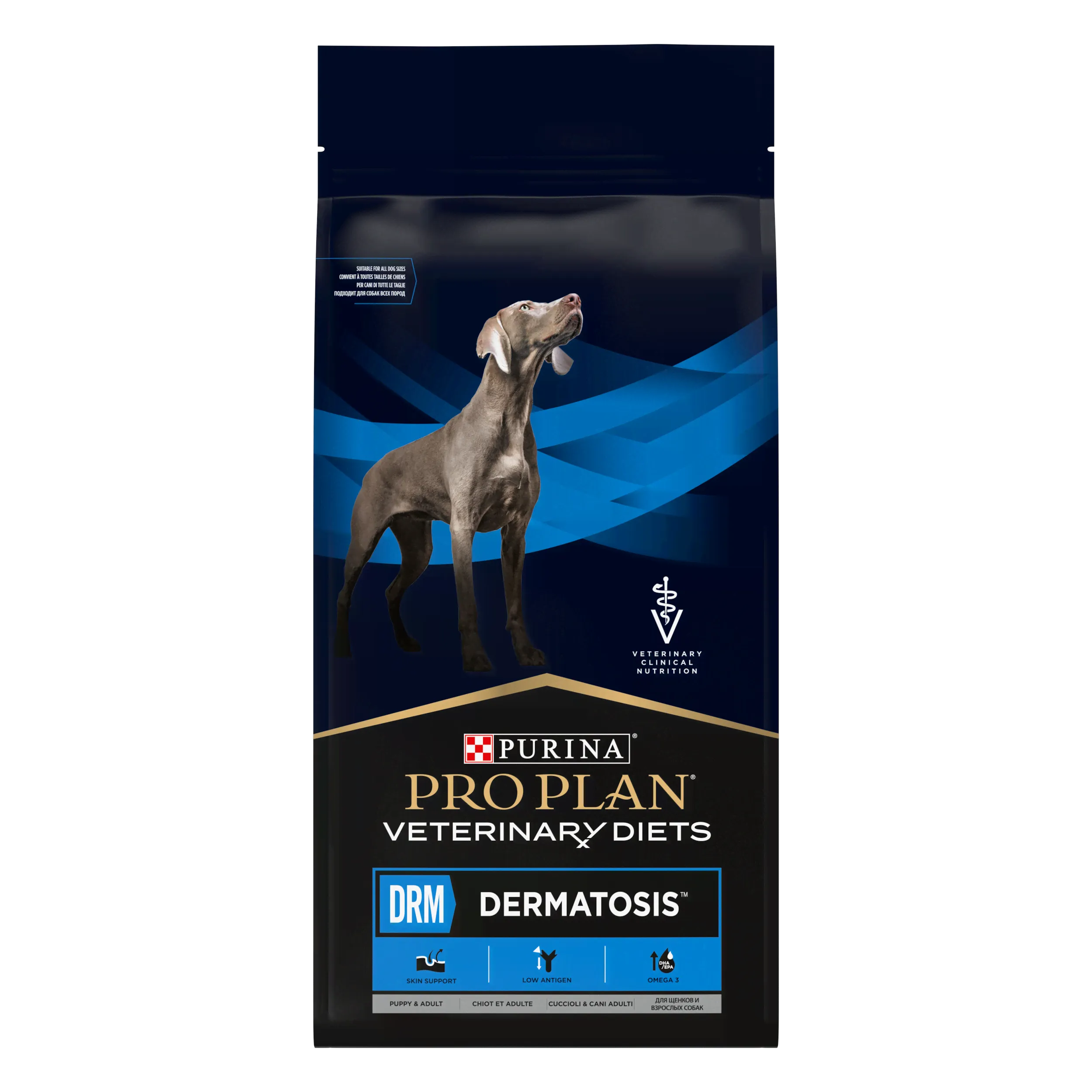 Сухой корм Purina Pro Plan (Пурина Про План) Veterinary Diets DRM для собак диета при Дерматозе и аллергии 12кг