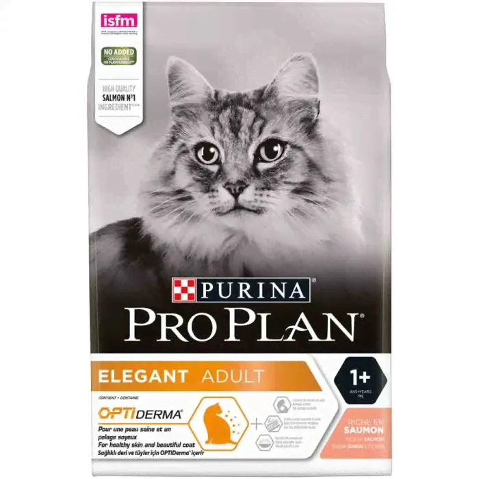 Purina Proplan Cat Optiderma Elegant Adult Salmon 1,5 кг