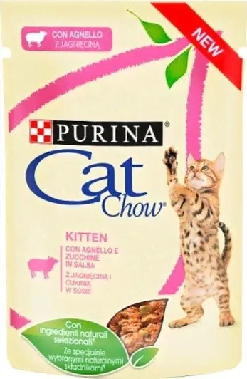 Purina Purina Cat Chow Kitten Jagnięcina saszetka 85g
