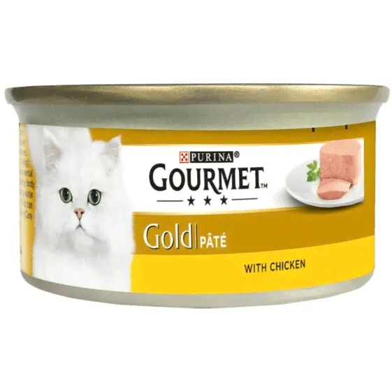 Корм для котов Purina Nestle Gourmet Gold Курица Лососевый 85 g-1