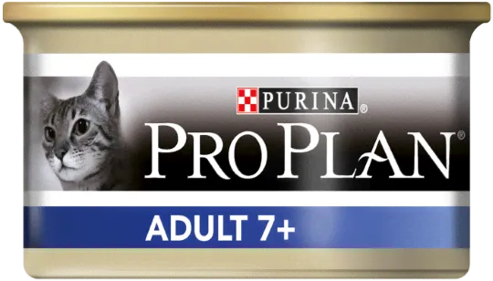 Purina Pro Plan Adult 7+ влажный корм мусс для кошек старше 7ми лет с тунцом БАНКА 85 г-0