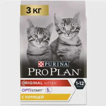 Сухой корм Purina Pro Plan для котят с курицей 400г 12372569