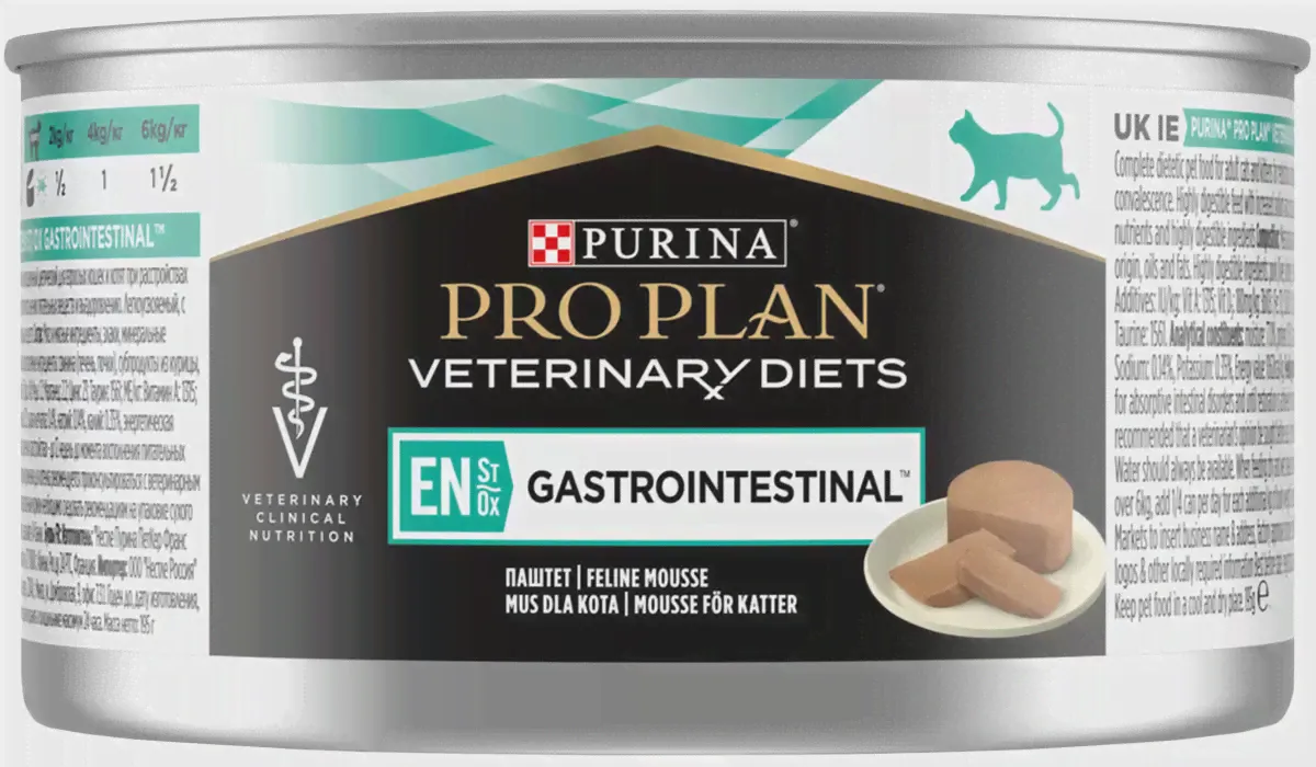 Purina EN Пурина Гастроинтестинал консервы со вкусом курицы для кошек, 195г