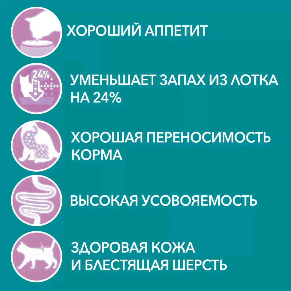 Корм влажный Purina One для кошек при чувствительном пищеварении с курицей и морковью, 75г-0