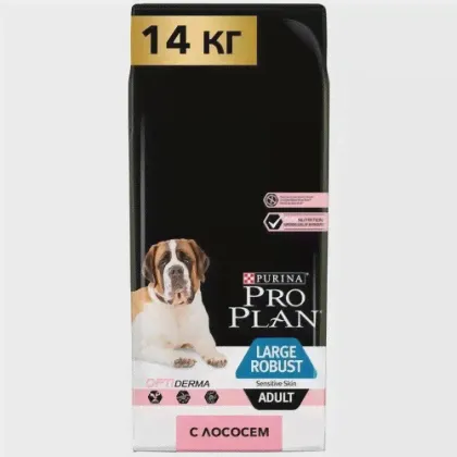 Сухой корм Purina Pro Plan Large Robust для взрослых собак крупных пород(атлетик) с чувствительной кожей 18кг 12294788-0