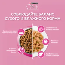 Корм сухой Purina One для котят с курицей и цельными злаками, 750г