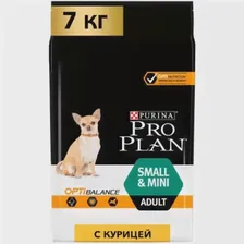 Сухой корм Purina Pro Plan Optihealth для взрослых собак мелких пород с курицей и рисом 700г 12272468