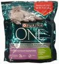 Сухой корм для кошек c чувствительным пищеварением Purina one с индейкой и рисом 1,5кг